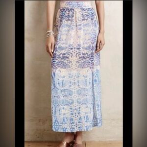 Anthropologie Maeve- Waimea maxi skirt- size small